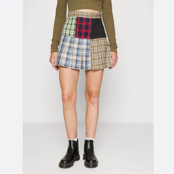 The Ragged Priest Multicolor Patchwork Skirt - Picture 4 of 14